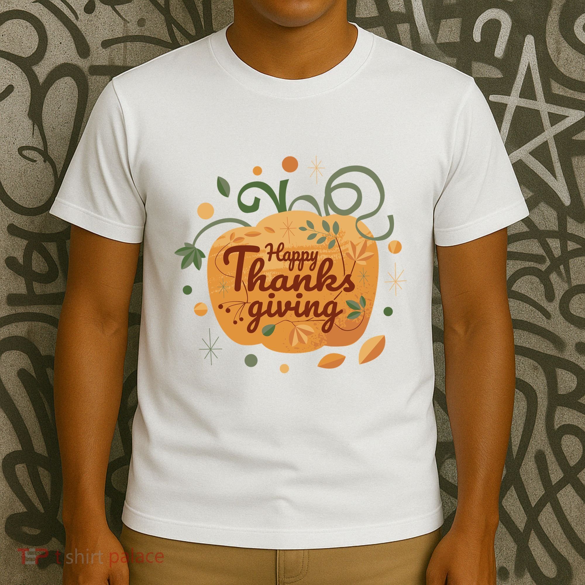Happy Thanksgiving Holiday Pumpkin Autumn T-Shirt