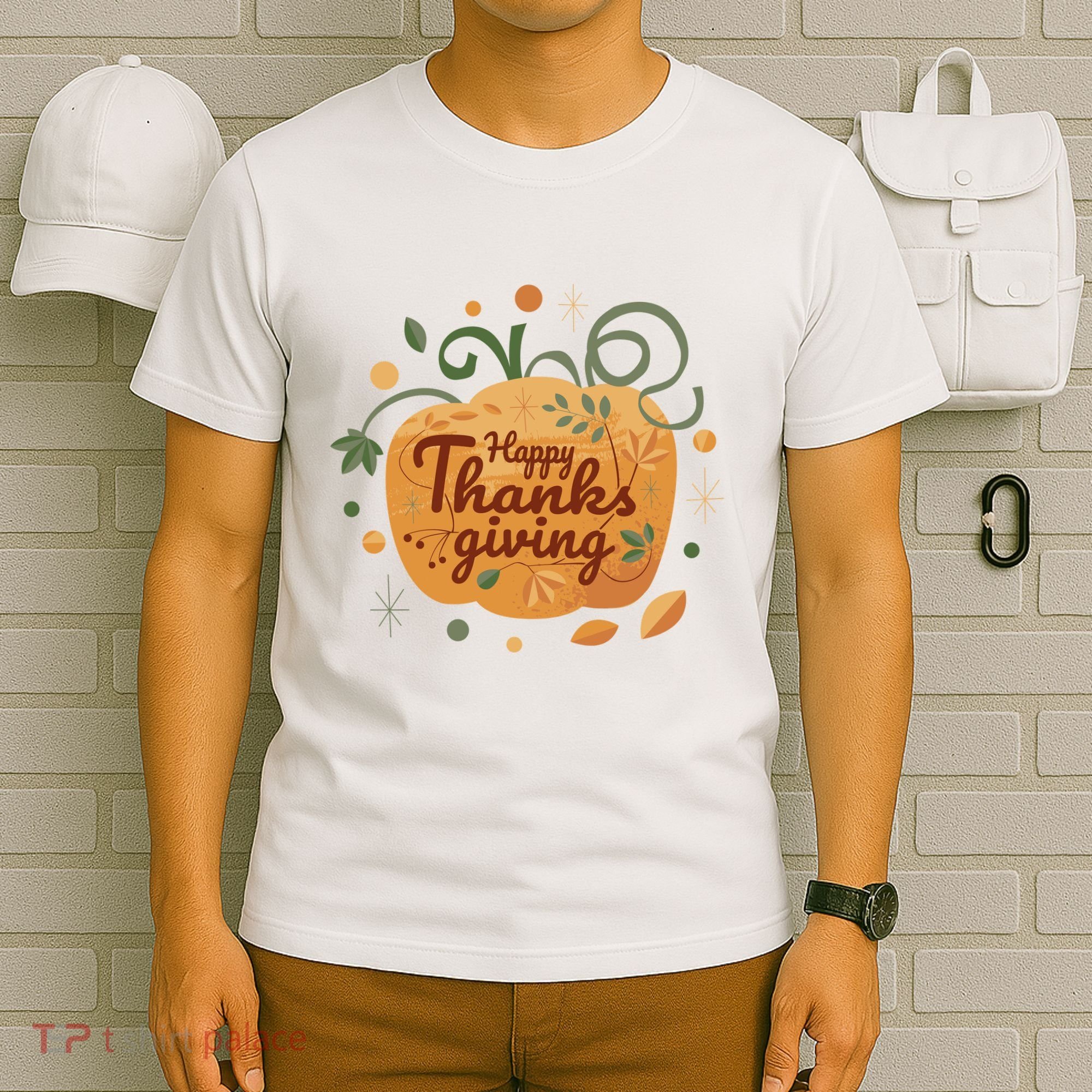 Happy Thanksgiving Holiday Pumpkin Autumn T-Shirt