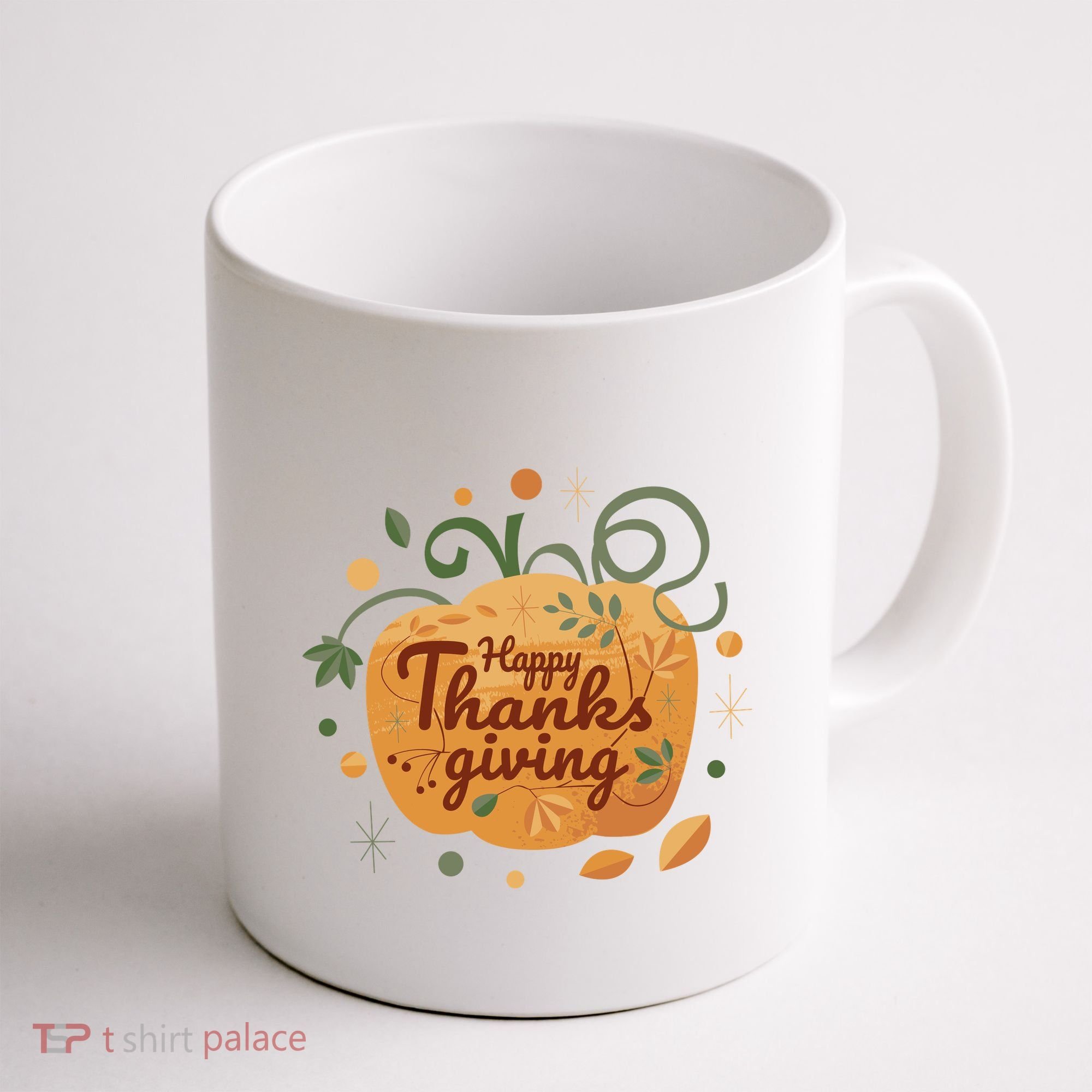 Happy Thanksgiving Holiday Pumpkin Autumn Coffee Mug