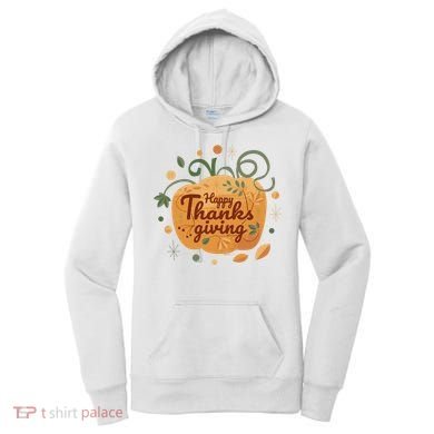 Happy Thanksgiving Holiday Pumpkin Autumn Women's Hoodie