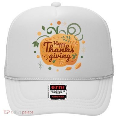 Happy Thanksgiving Holiday Pumpkin Autumn Hat