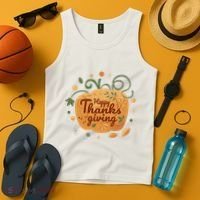 Happy Thanksgiving Holiday Pumpkin Autumn Tank Top thumb 4