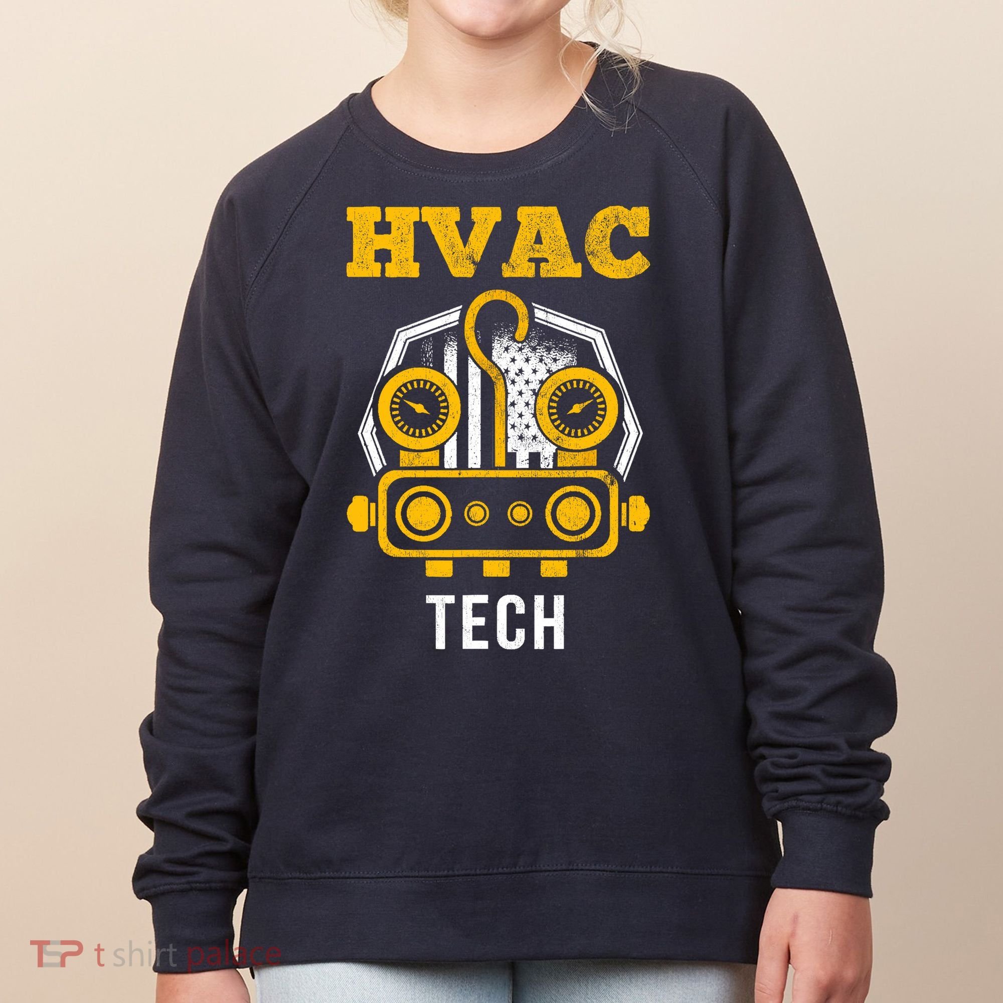 Hvac Tech Hvac Technician Ac Repairman Ac Installer Women's Sweatshirt