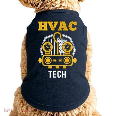 Hvac Tech Hvac Technician Ac Repairman Ac Installer Doggie Tank