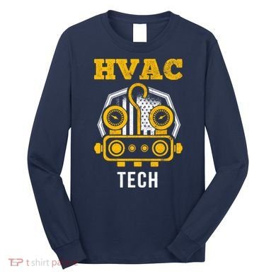 Hvac Tech Hvac Technician Ac Repairman Ac Installer Long Sleeve Shirt