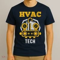 Hvac Tech Hvac Technician Ac Repairman Ac Installer T-Shirt thumb 3