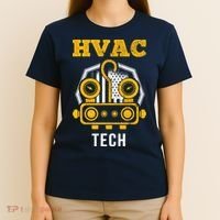 Hvac Tech Hvac Technician Ac Repairman Ac Installer T-Shirt thumb 4