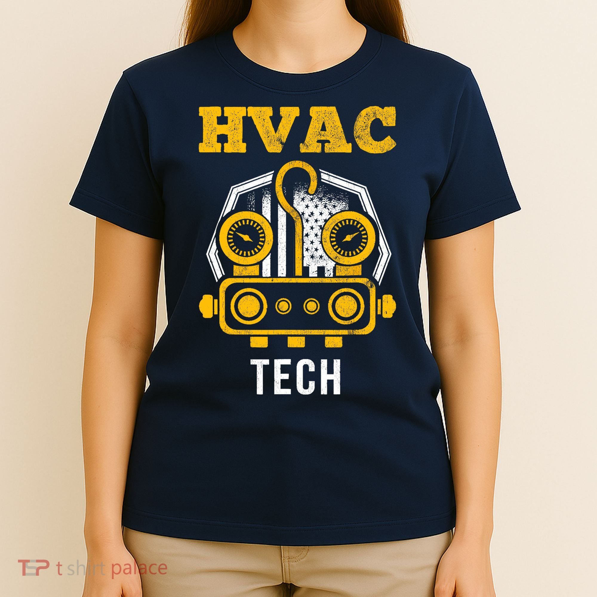 Hvac Tech Hvac Technician Ac Repairman Ac Installer T-Shirt