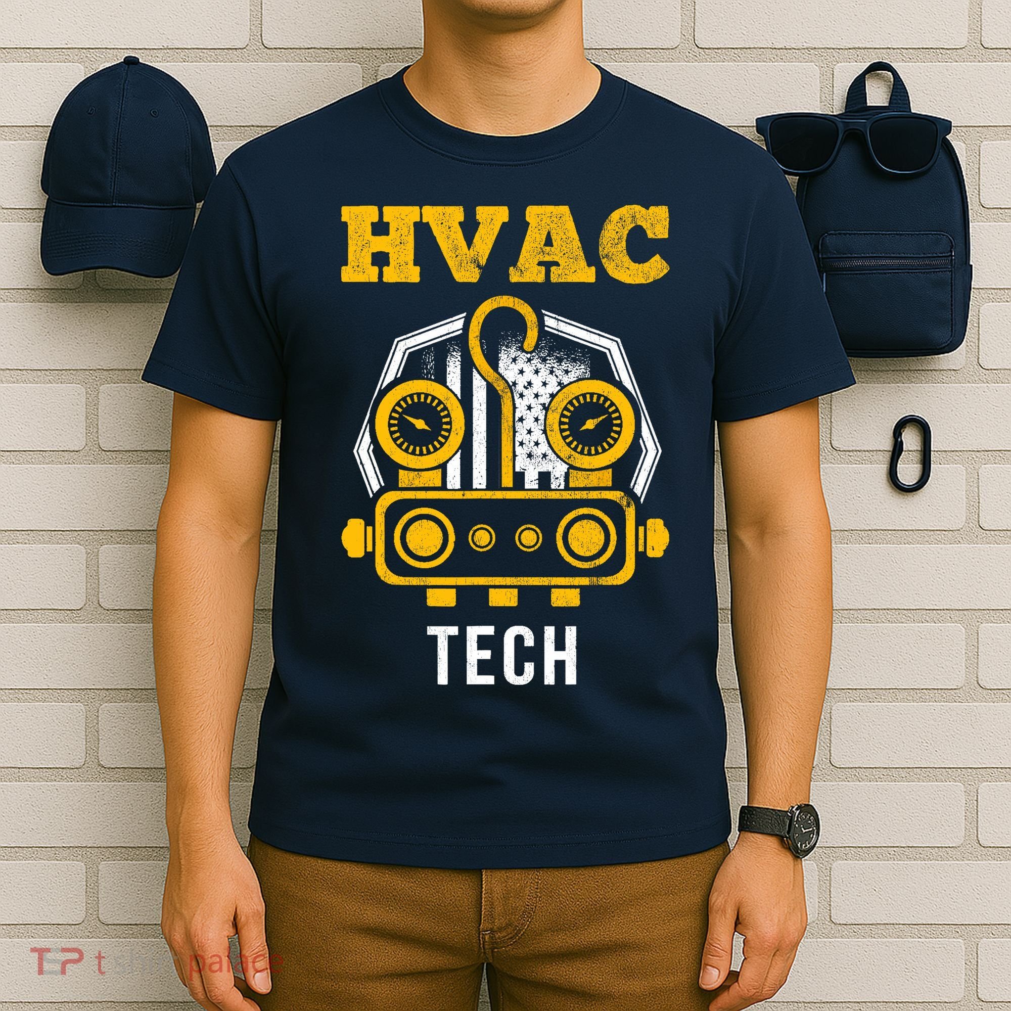 Hvac Tech Hvac Technician Ac Repairman Ac Installer T-Shirt