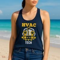 Hvac Tech Hvac Technician Ac Repairman Ac Installer Women's Tank Top thumb 2