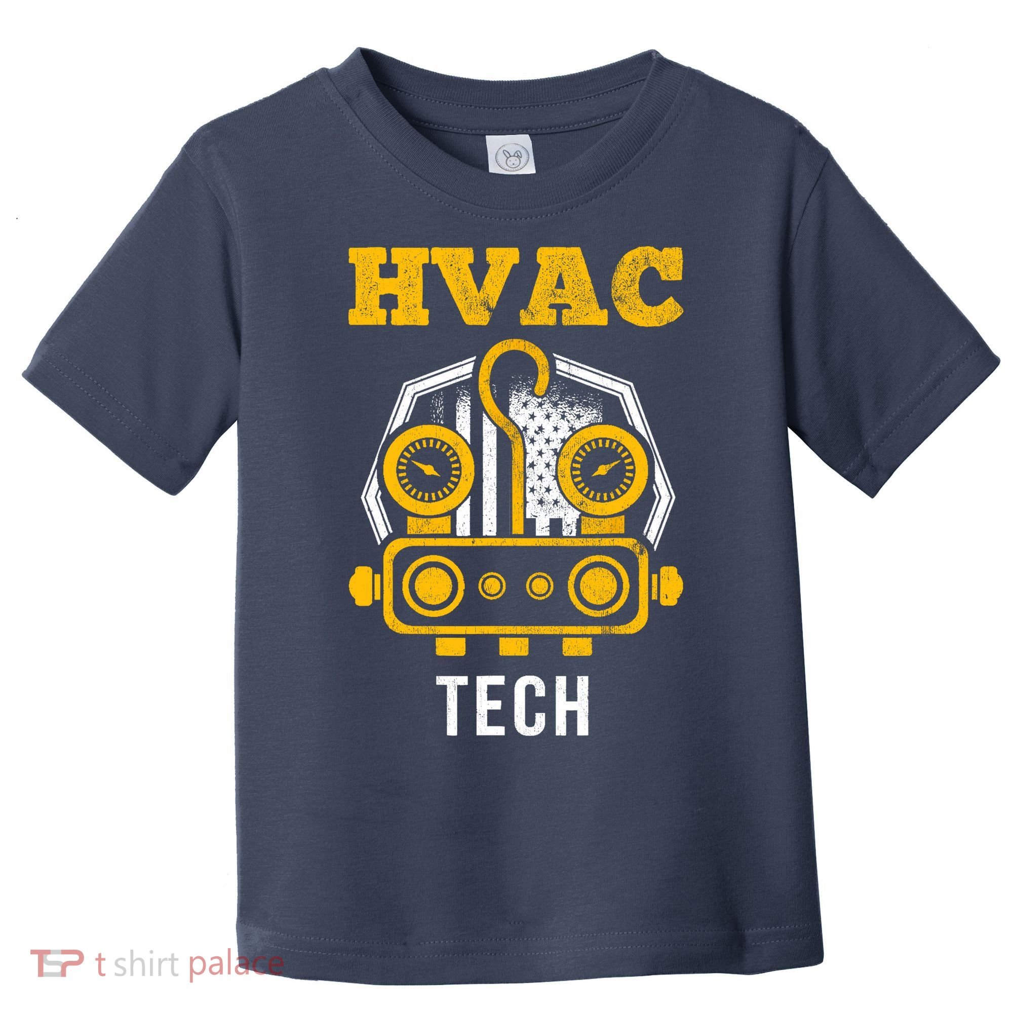 Hvac Tech Hvac Technician Ac Repairman Ac Installer Toddler T-Shirt