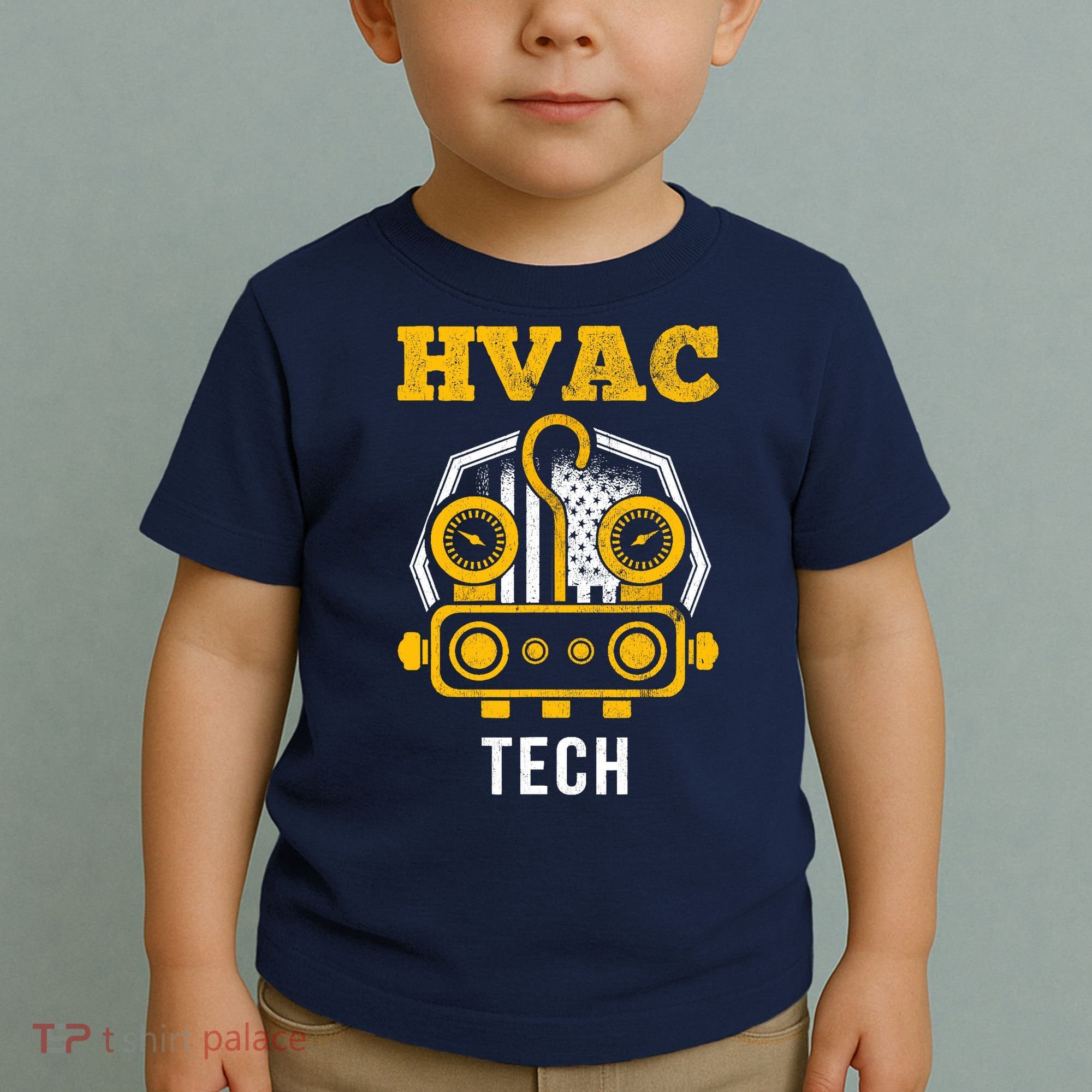 Hvac Tech Hvac Technician Ac Repairman Ac Installer Toddler T-Shirt