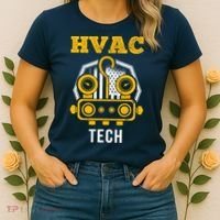 Hvac Tech Hvac Technician Ac Repairman Ac Installer Women's T-Shirt thumb 2