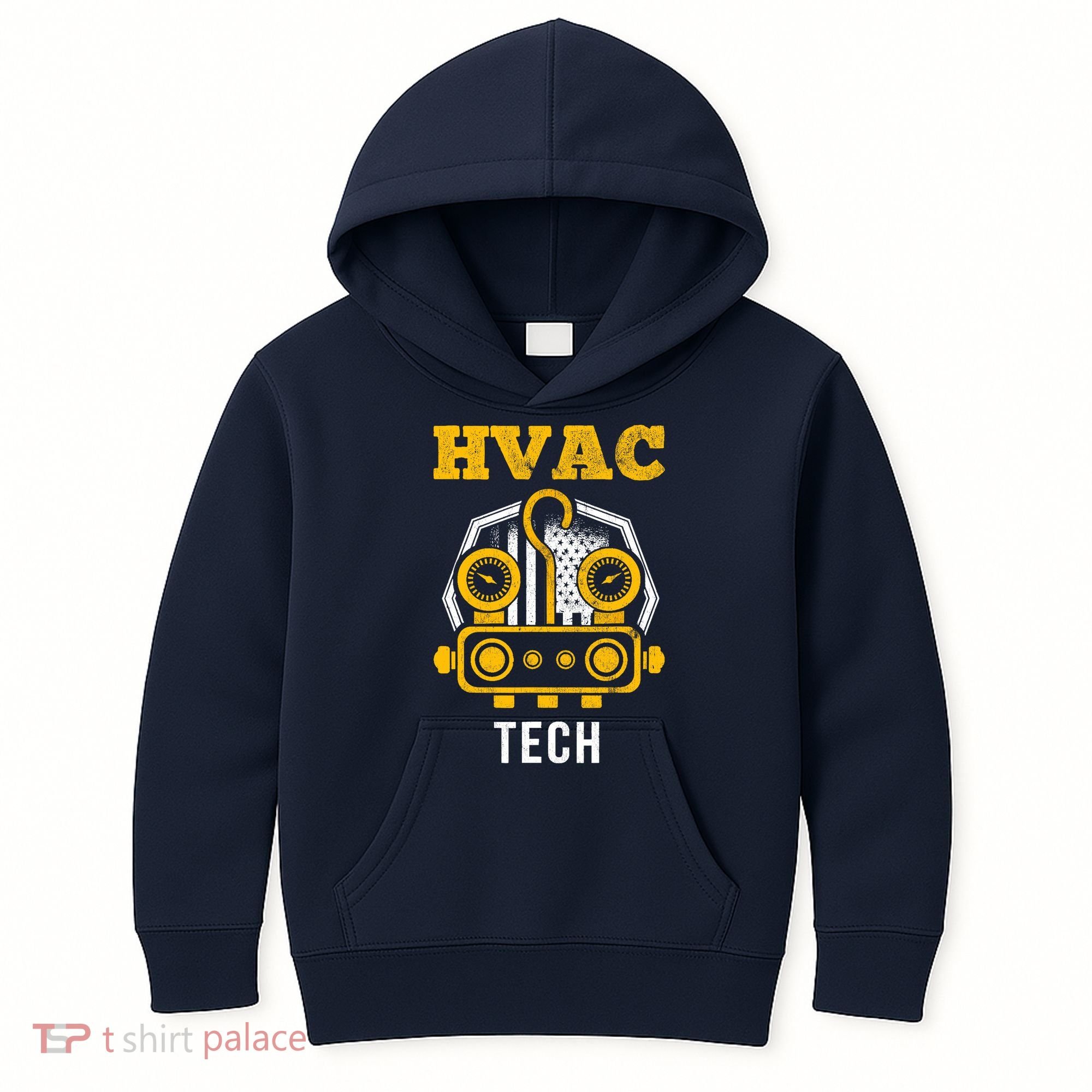 Hvac Tech Hvac Technician Ac Repairman Ac Installer Kids Hoodie