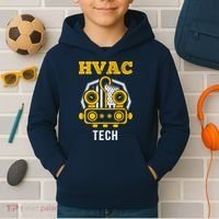 Hvac Tech Hvac Technician Ac Repairman Ac Installer Kids Hoodie thumb 2