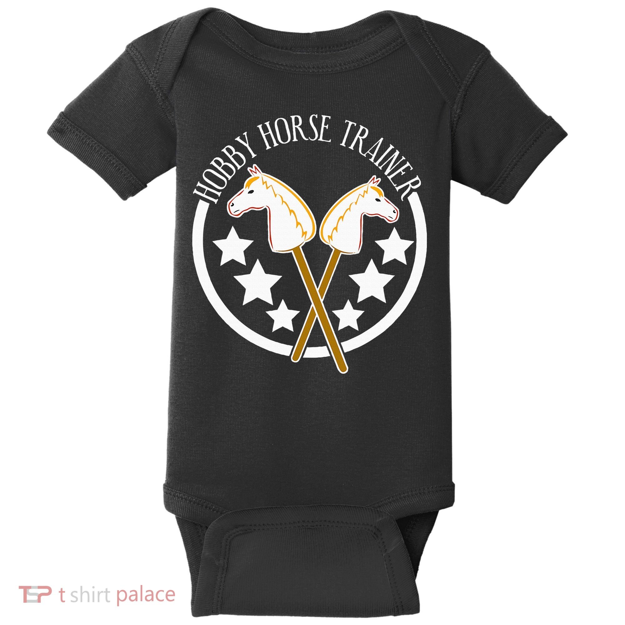 Hobbyhorse Trainer Hobby Horse Baby Bodysuit