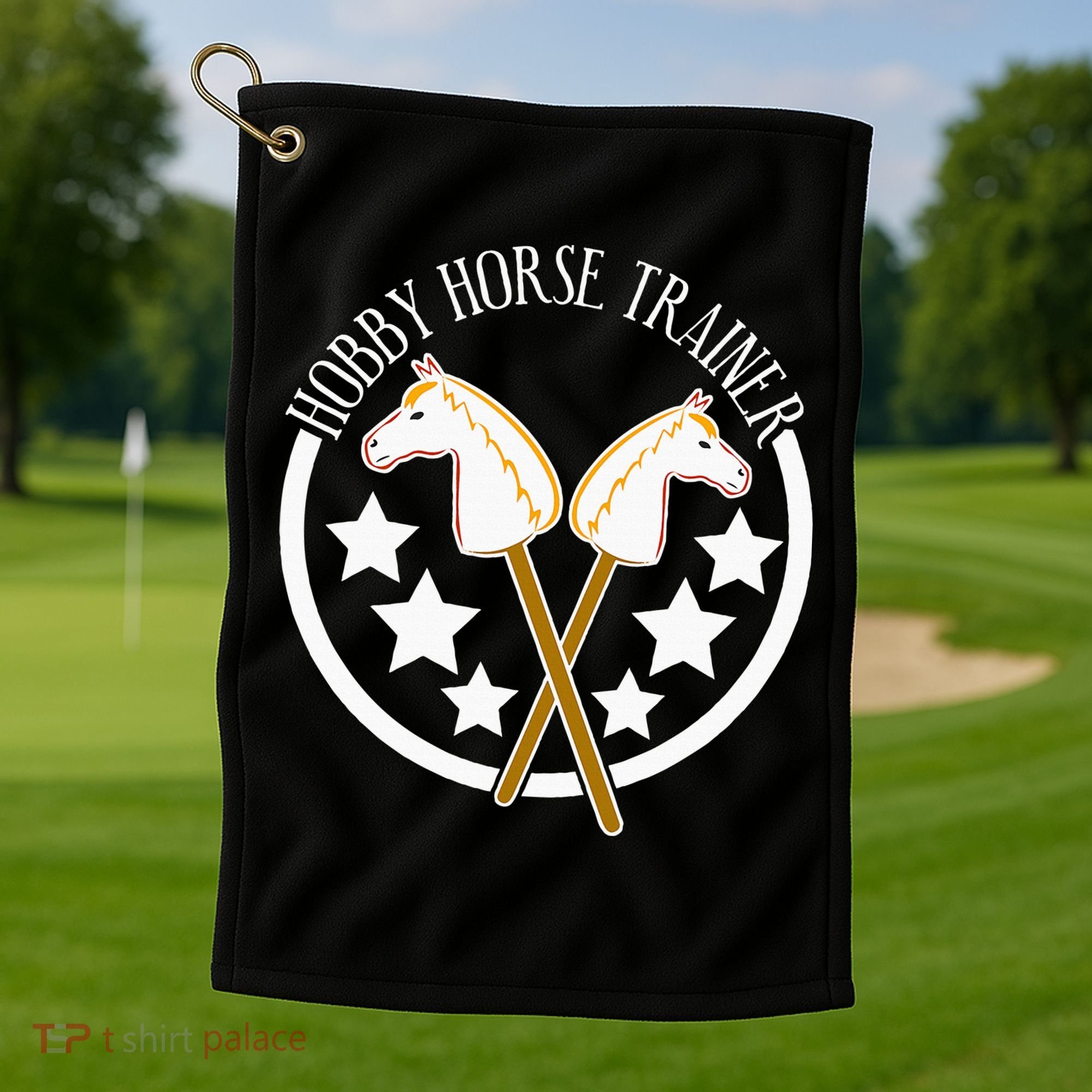 Hobbyhorse Trainer Hobby Horse Golf Towel
