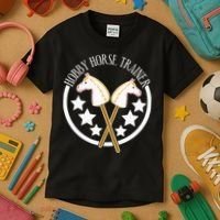 Hobbyhorse Trainer Hobby Horse Kids T-Shirt thumb 3