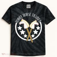 Hobbyhorse Trainer Hobby Horse Kids Tie-Dye T-Shirt thumb 0