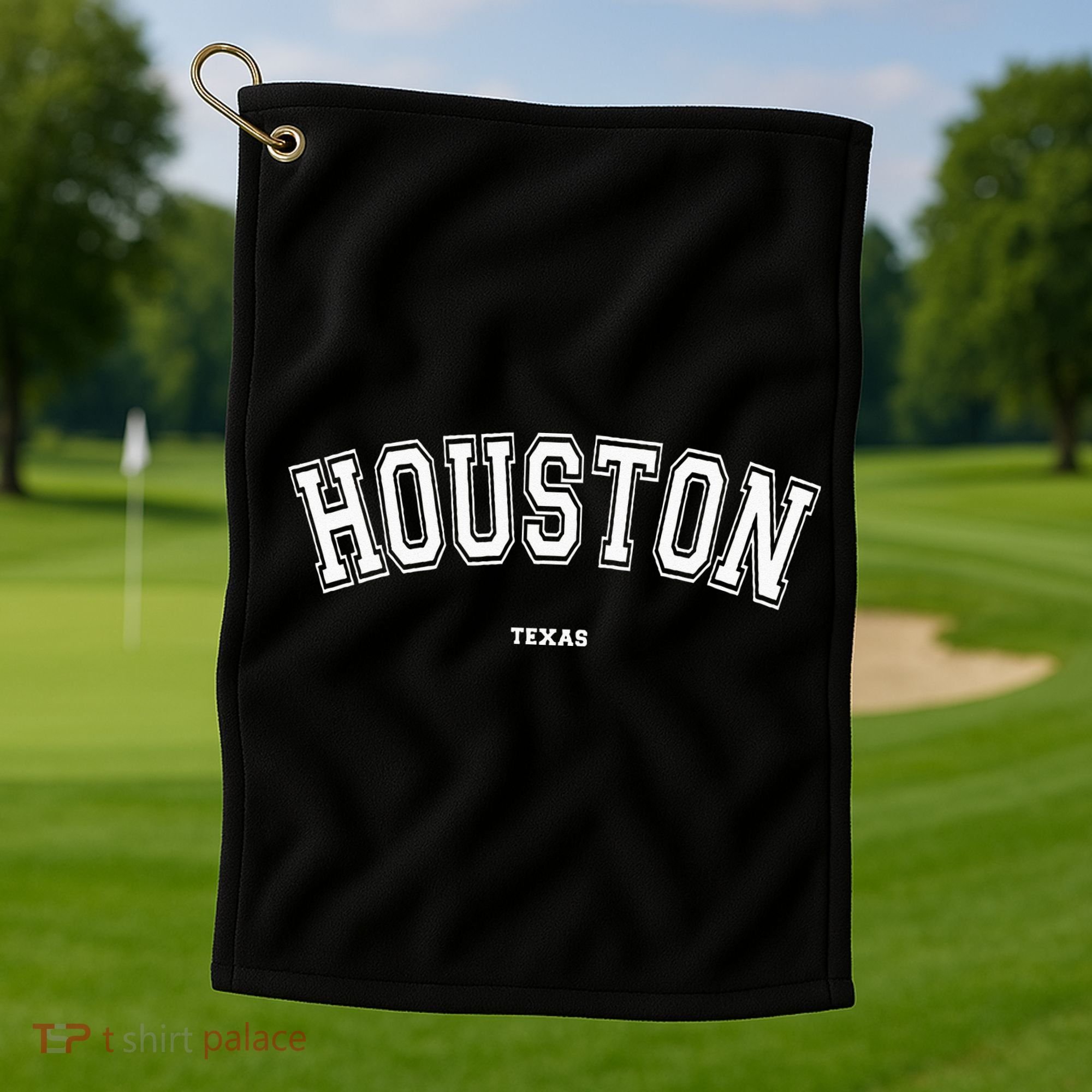 Houston Texas Golf Towel