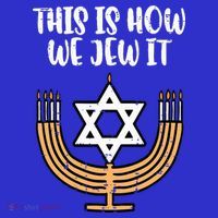 Hanukkah This How We Jew It Chanukah Menorah Baby Bodysuit thumb 2