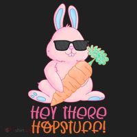 Hey There Hop Stuff Cute Bunny Women's Sweatshirt thumb 2