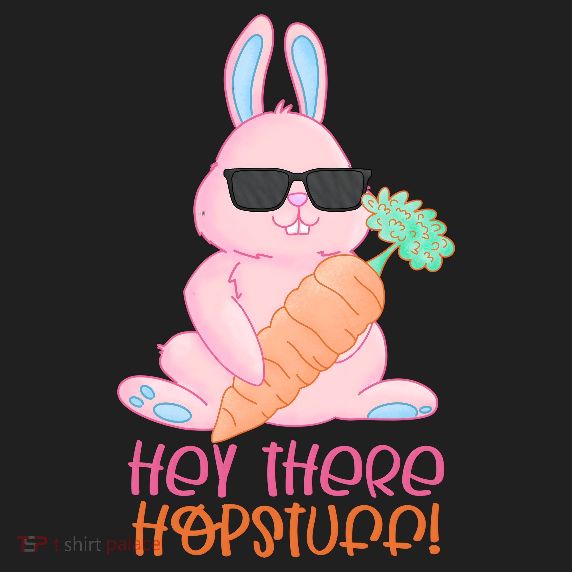 Hey There Hop Stuff Cute Bunny Women's Sweatshirt