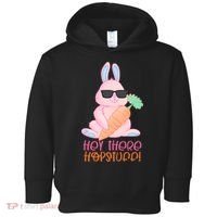 Hey There Hop Stuff Cute Bunny Toddler Hoodie thumb 0