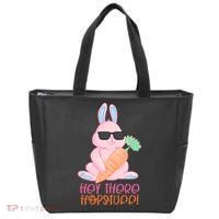 Hey There Hop Stuff Cute Bunny Tote Bag thumb 0