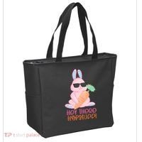 Hey There Hop Stuff Cute Bunny Tote Bag thumb 2