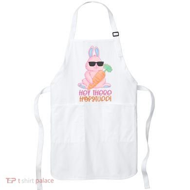 Hey There Hop Stuff Cute Bunny Apron