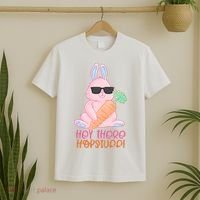 Hey There Hop Stuff Cute Bunny T-Shirt thumb 2