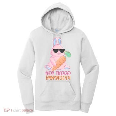 Hey There Hop Stuff Cute Bunny Women's Hoodie