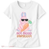 Hey There Hop Stuff Cute Bunny Women's T-Shirt thumb 0