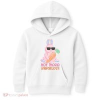 Hey There Hop Stuff Cute Bunny Kids Hoodie thumb 0