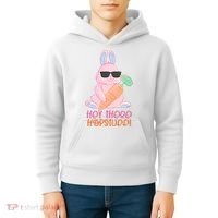 Hey There Hop Stuff Cute Bunny Kids Hoodie thumb 4
