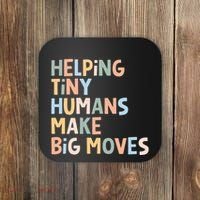 Helping Tiny Humans Make Big Moves Coaster thumb 0
