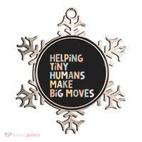 Helping Tiny Humans Make Big Moves Ornament thumb 0