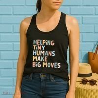 Helping Tiny Humans Make Big Moves Women's Tank Top thumb 2