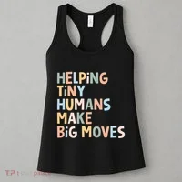 Helping Tiny Humans Make Big Moves Women's Tank Top thumb 3