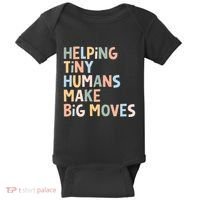 Helping Tiny Humans Make Big Moves Baby Bodysuit thumb 0