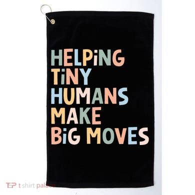 Helping Tiny Humans Make Big Moves Golf Towel