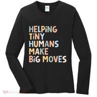 Helping Tiny Humans Make Big Moves Women's Long Sleeve Shirt thumb 0
