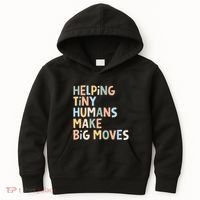 Helping Tiny Humans Make Big Moves Kids Hoodie thumb 0