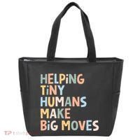 Helping Tiny Humans Make Big Moves Tote Bag thumb 0