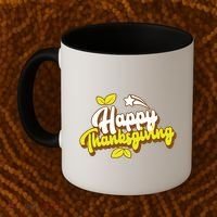Happy Thanksgiving Holiday Cute Coffee Mug thumb 2