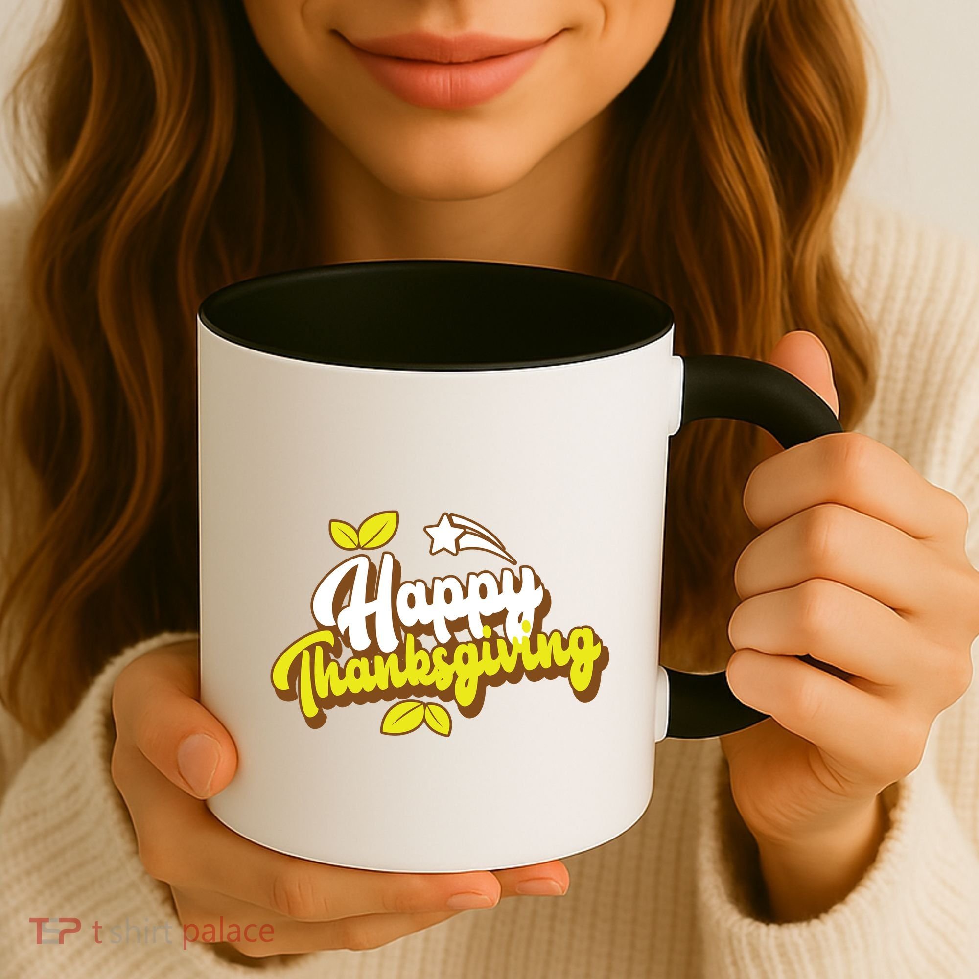 Happy Thanksgiving Holiday Cute Coffee Mug