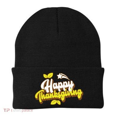 Happy Thanksgiving Holiday Cute Beanie
