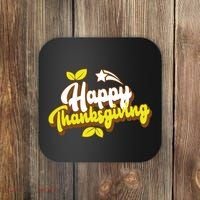 Happy Thanksgiving Holiday Cute Coaster thumb 0