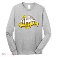 Happy Thanksgiving Holiday Cute Long Sleeve Shirt thumb 0